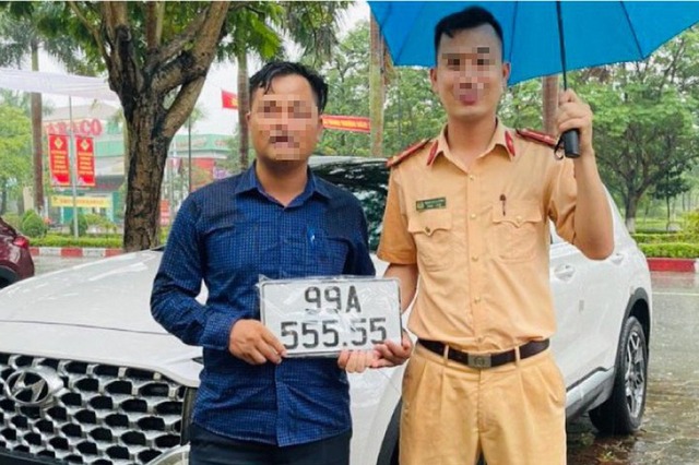 Chiếc santafe ngũ quý 5 tại Bắc Ninh